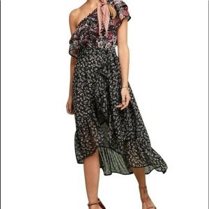 Misa Los Angeles one shoulder dress